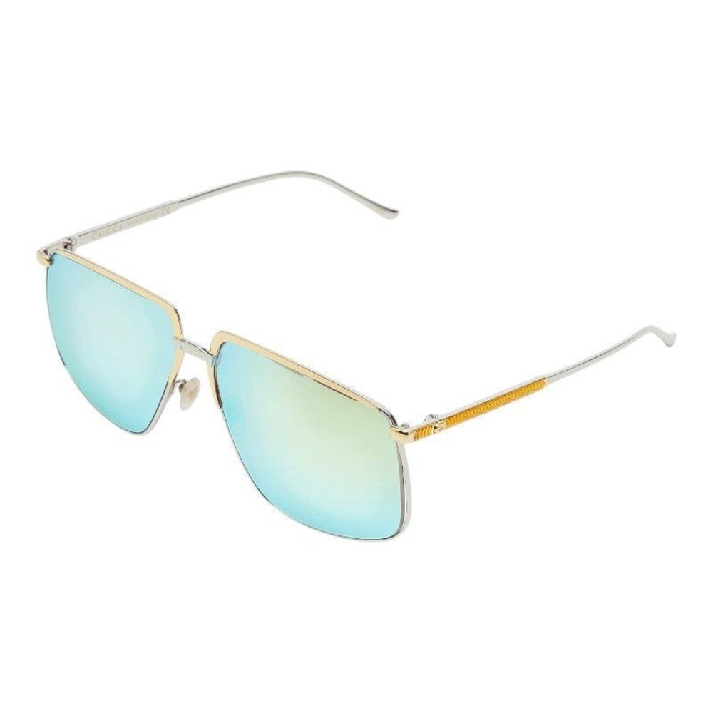 Gucci Plated Metal Sunglasses Gold